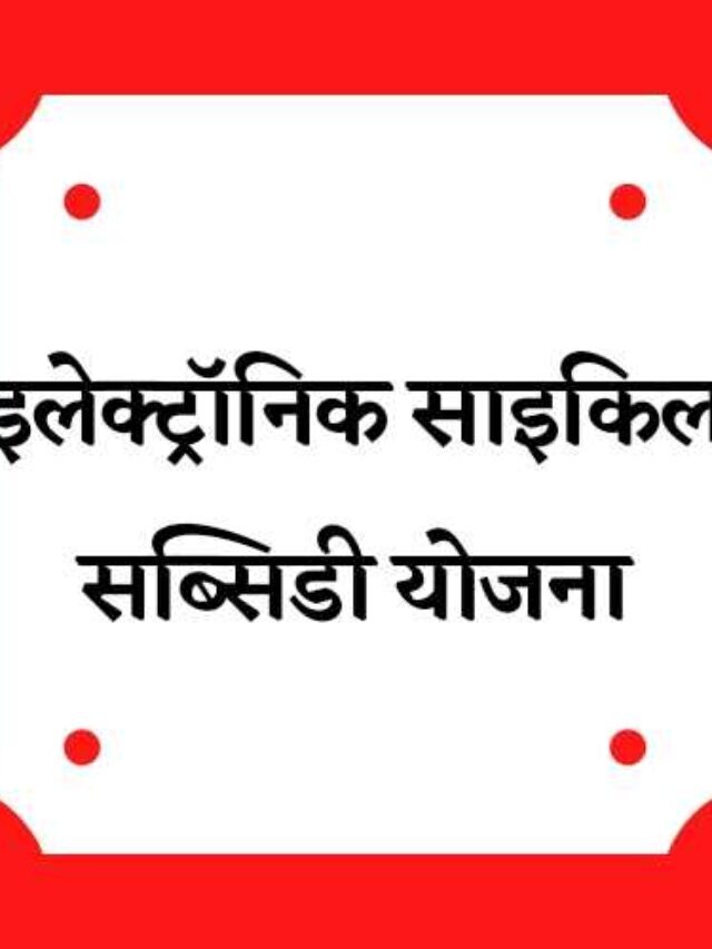 E-Cycle Subsidy Scheme